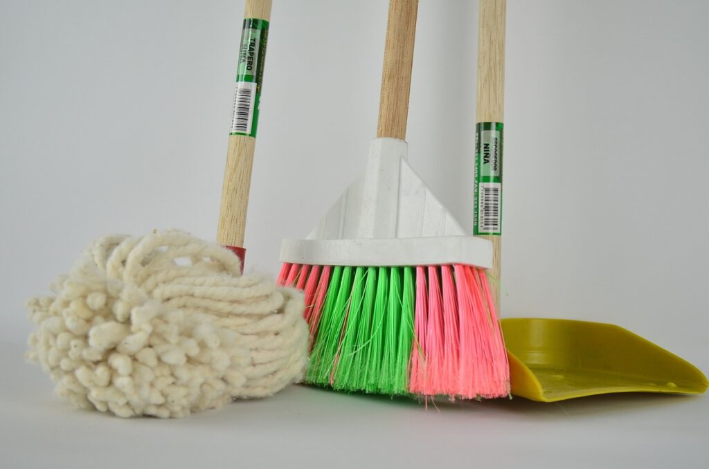 Mop dust pan broom | Brian's Flooring & Design