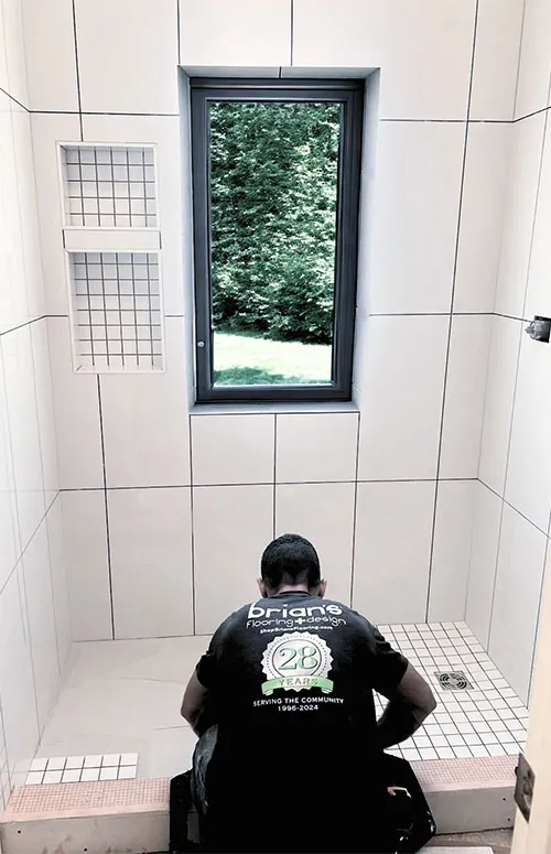 Brian's-Flooring-&-Design-Shower-Renovation-Page-Installation-Vertical-Image Bathroom Tile | Brian's Flooring & Design