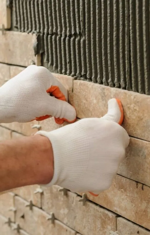 Backsplash installation | Brian's Flooring & Design