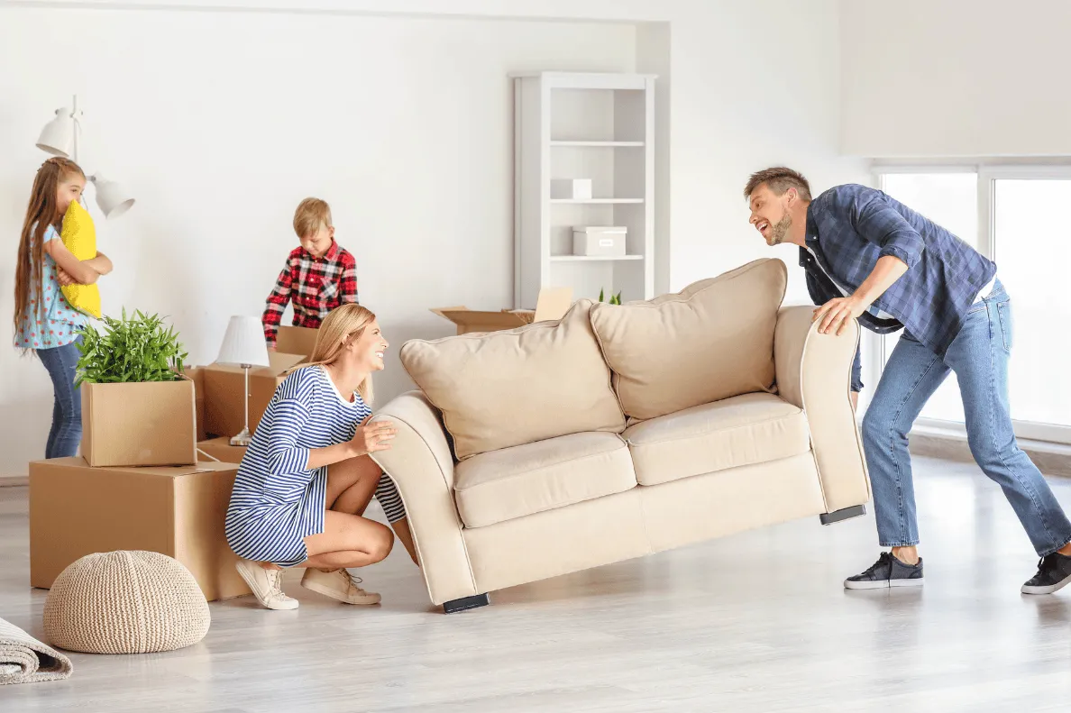 Moving furniture | Brian's Flooring & Design