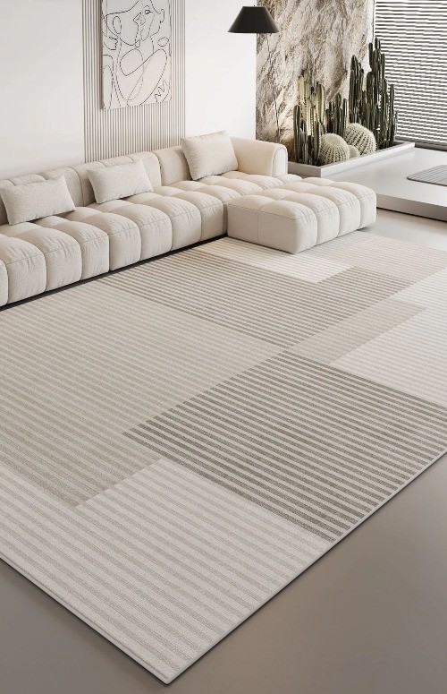 White sofa on floor | Brian's Flooring & Design