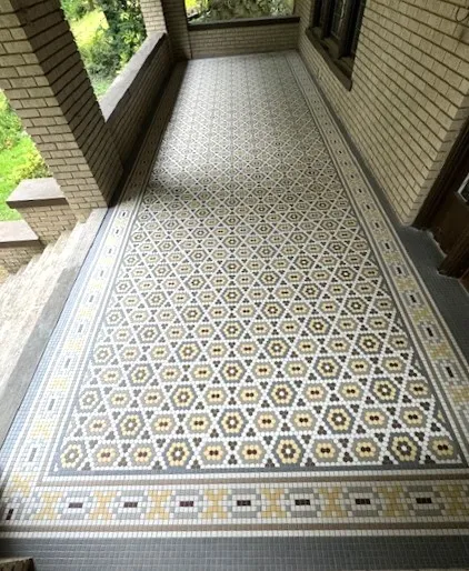 BRIANS-FLOORING-DALTILE-KEYSTONES-CUSTOM-MOSAIC Outdoor tile | Brian's Flooring & Design