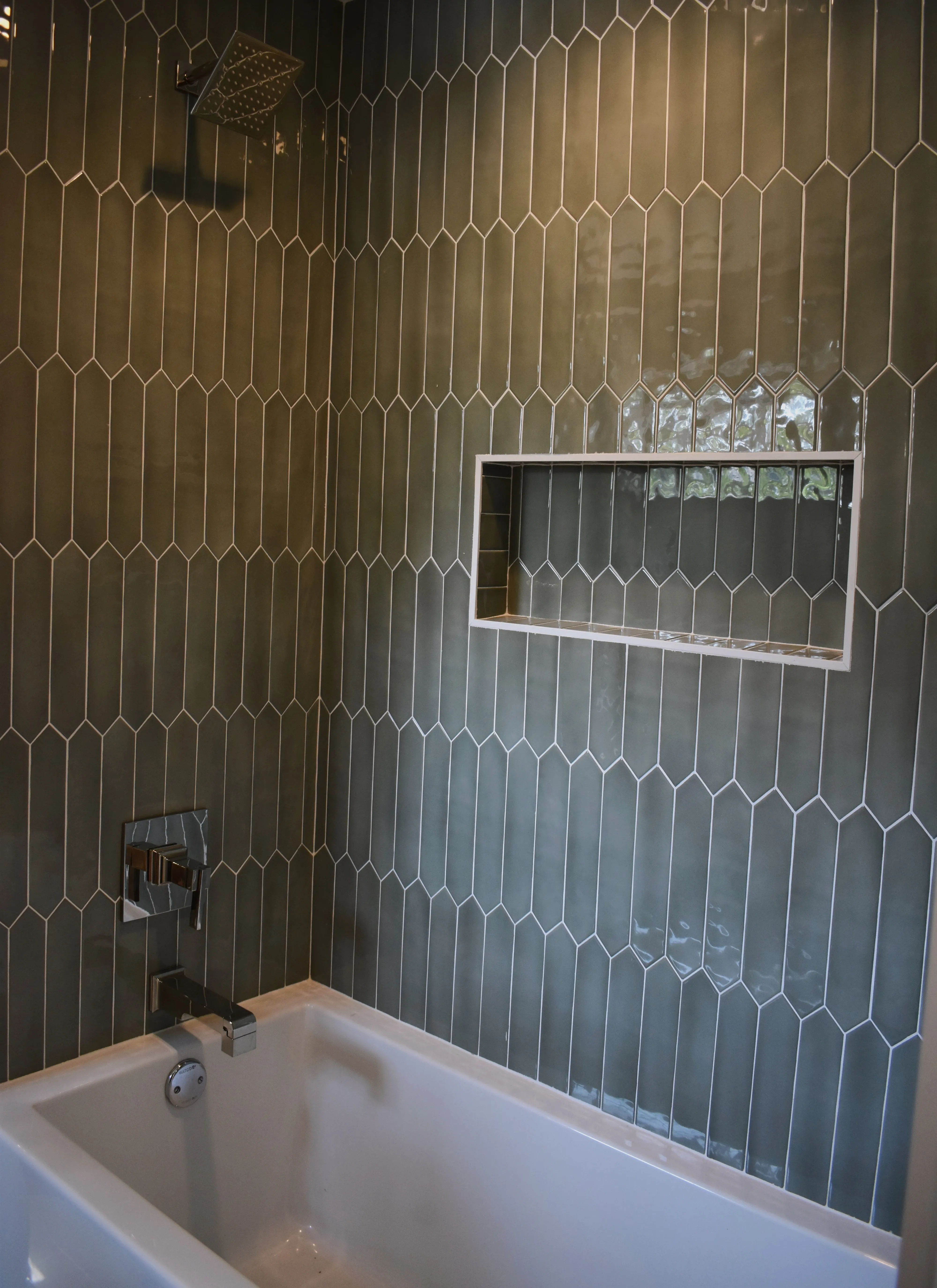 Brians-Flooring-Elon-Tile-Stone-Optics-Jade-Porcelain-Wall-Tile-Pickets Wall tile | Brian's Flooring & Design